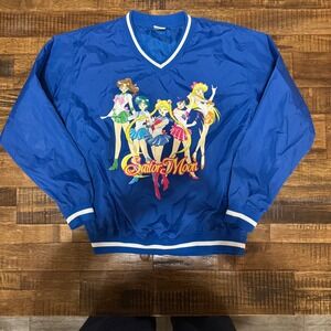 Sailor Moon Graphic BoxLunch Windbreaker Pullover Jacket Women Small Anime